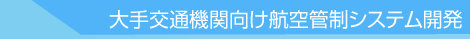 大手交通機関向け航空管制システム開発